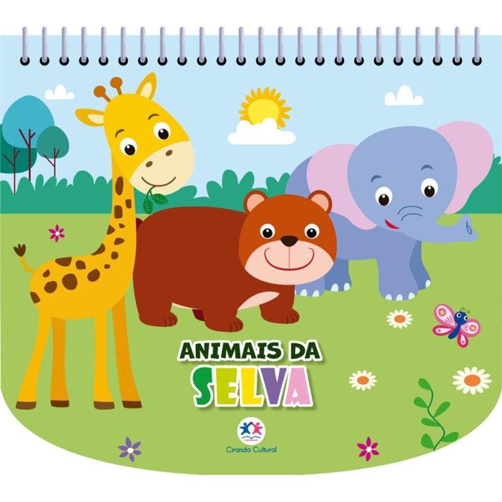 Animais da selva - Livro com canetinha