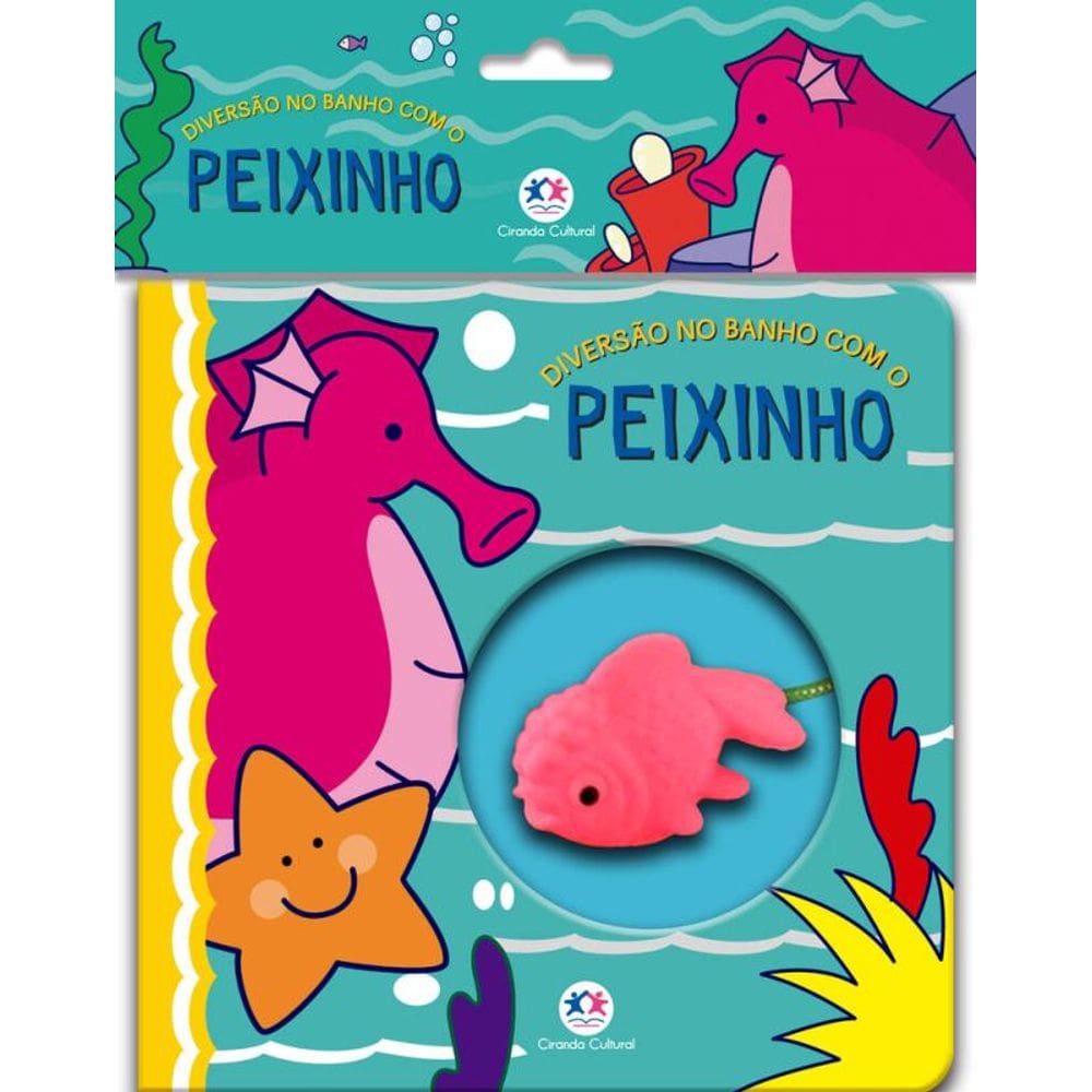 Diversão no banho com o peixinho