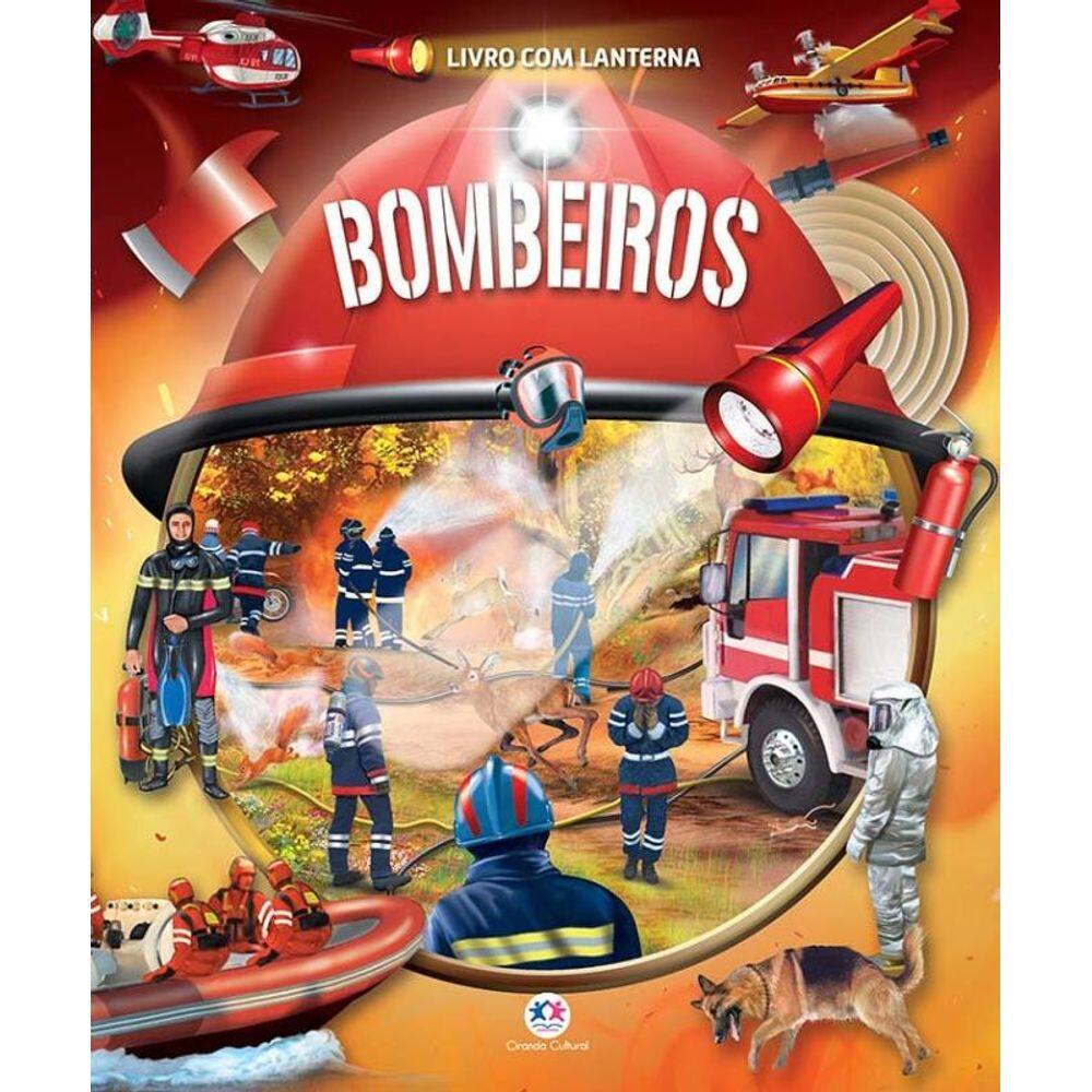 Bombeiros - Livro com lanterna