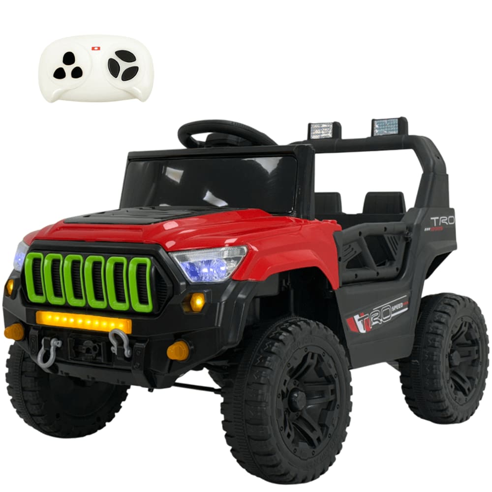 Carro Eletrico Bang Toys Jipe Titan XR Vermelho 12V Controle Remoto
