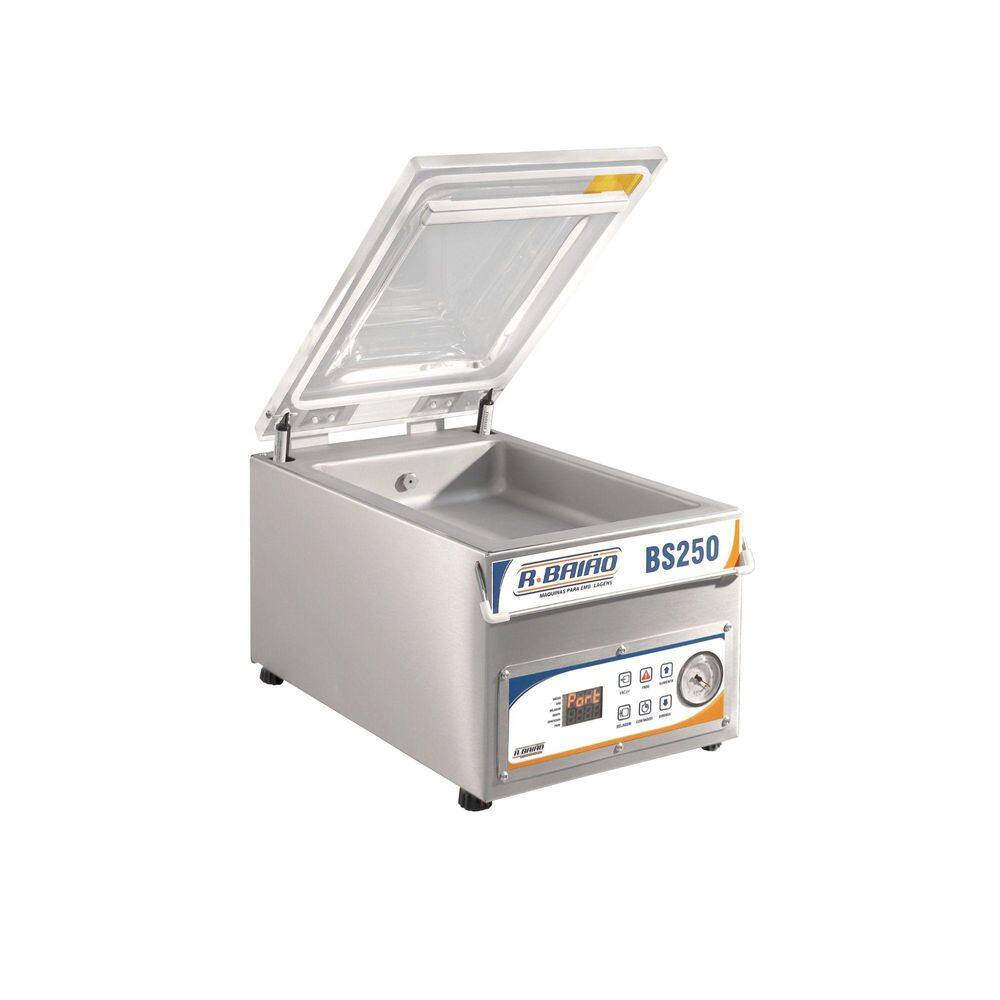 Seladora A Vácuo De Câmara Cavidade Cbs250 Inox R.Baião