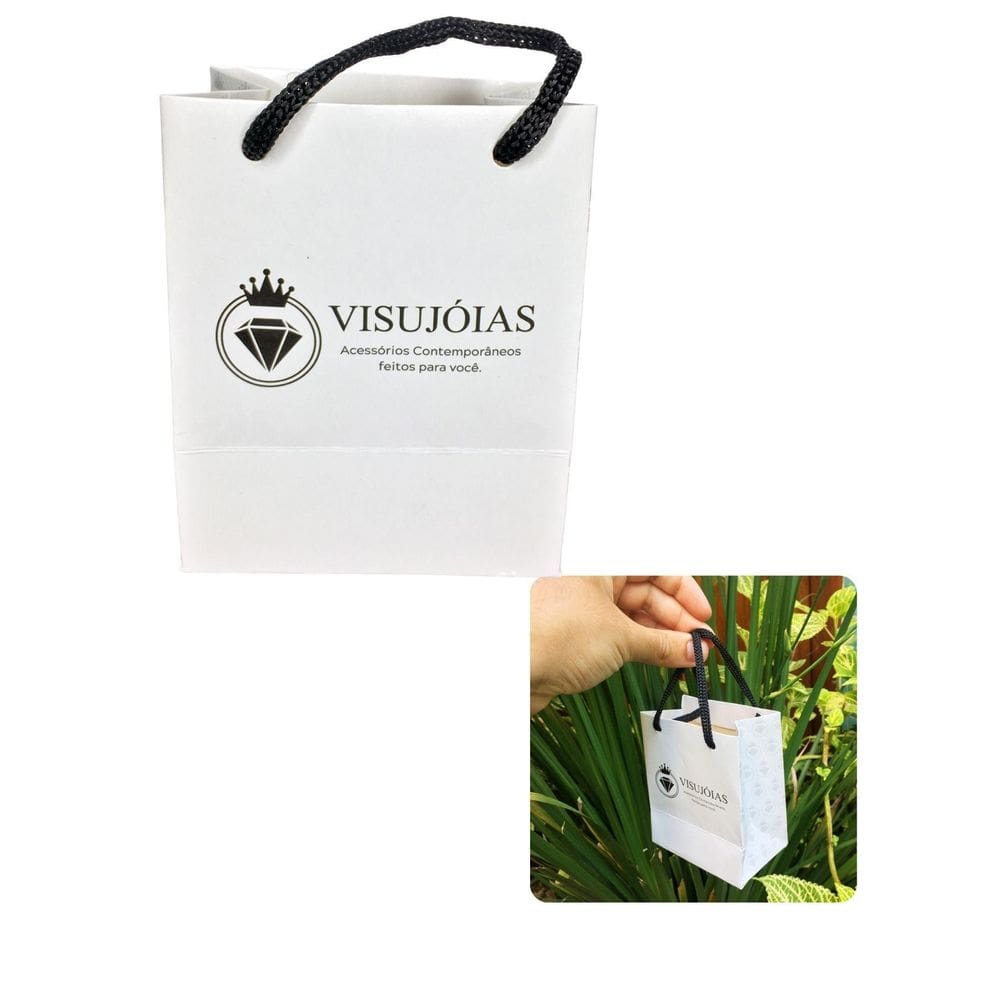 Sacola Saco Embalagem Papel Cartão Embrulho Presente