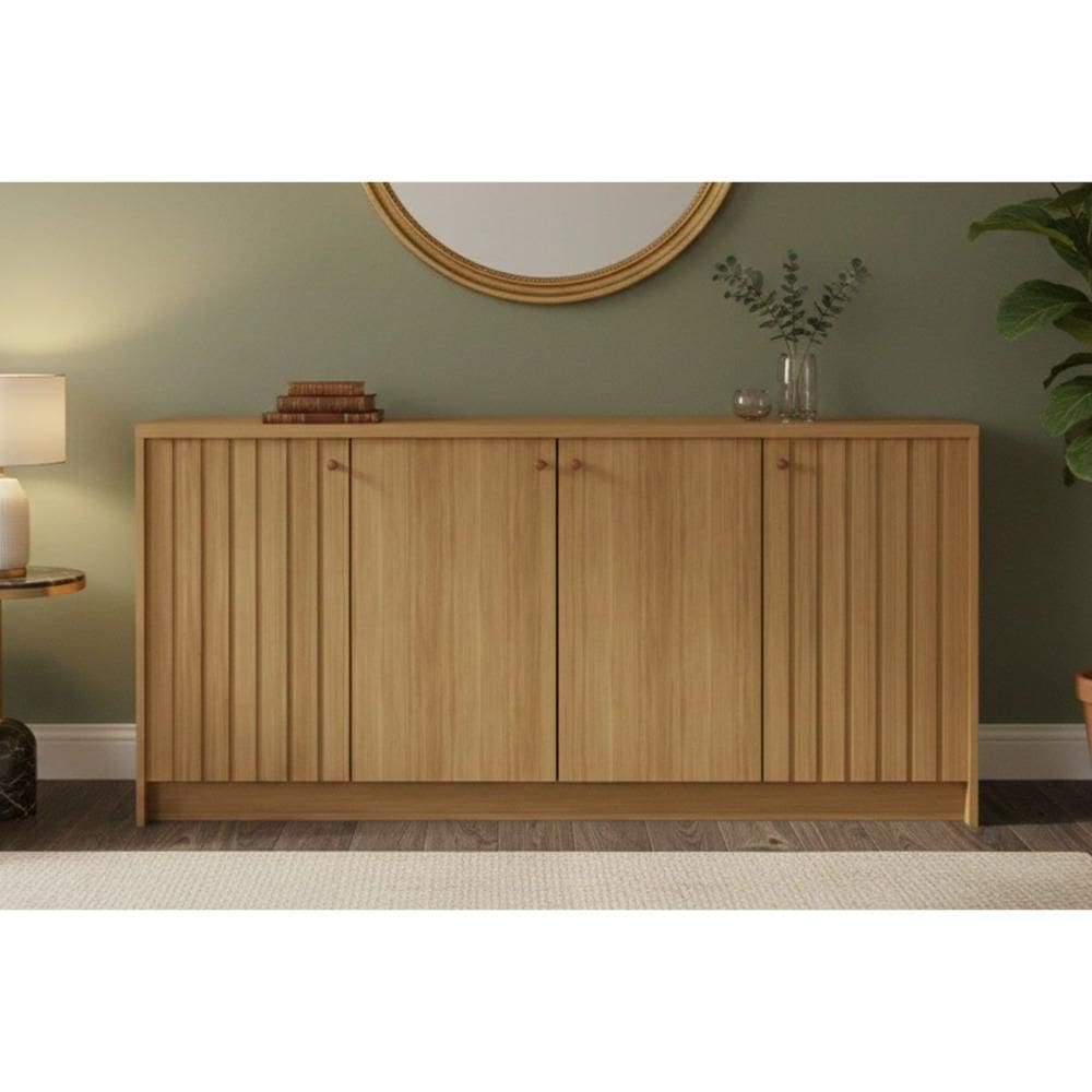 Buffet de Sala Jantar Lia c/ 4 Portas Cinamomo - Cimol