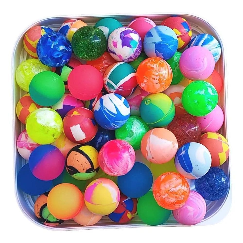 2X Bolinhas Pula Pula Pacote Com 50 Unidades 27Mm