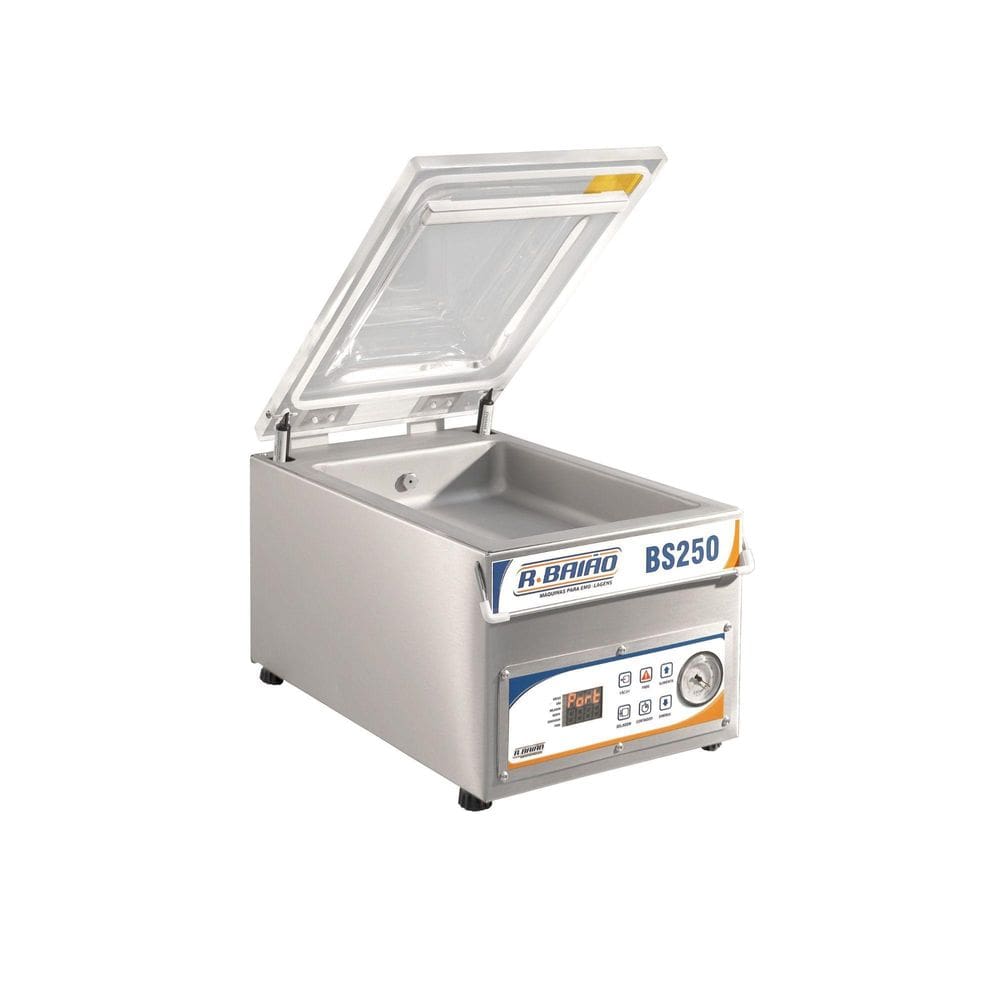 Seladora A Vácuo De Câmara Cavidade Cbs250 Inox R.Baião