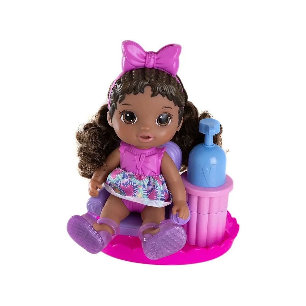 Boneca Baby Alive Sudsy Styling Negra - Hasbro