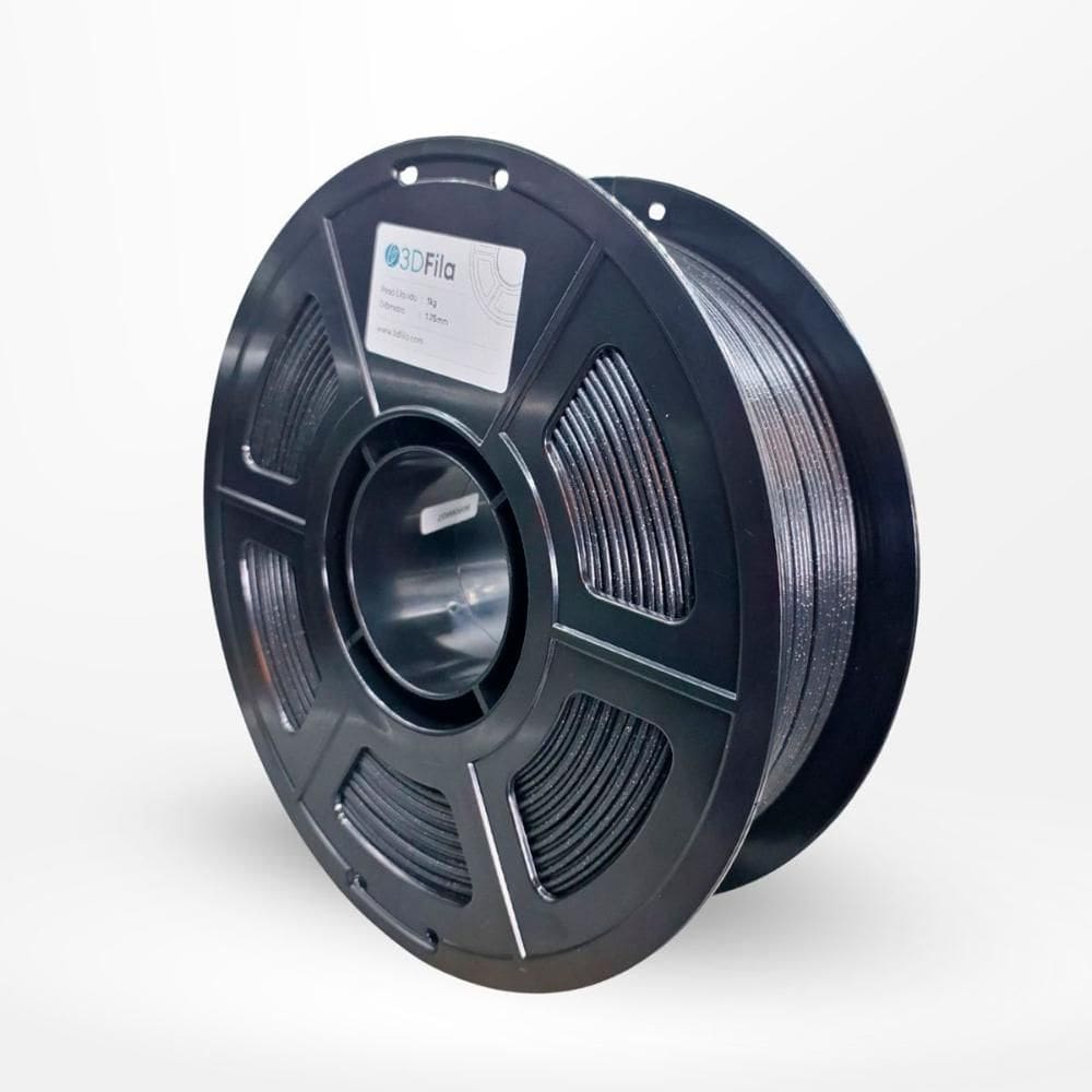 Filamento para Impressora 3D - PLA - Marmore Preto - 1Kg - 1,75mm - 3D Fila PLA651763