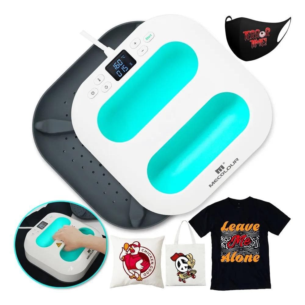 2X Prensa Térmica A4 23X23Cm Sublimação Transfer Camiseta Dt