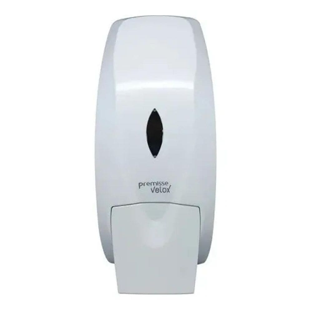2X Dispenser Sabonete Líquido De Parede Velox Premisse Branc