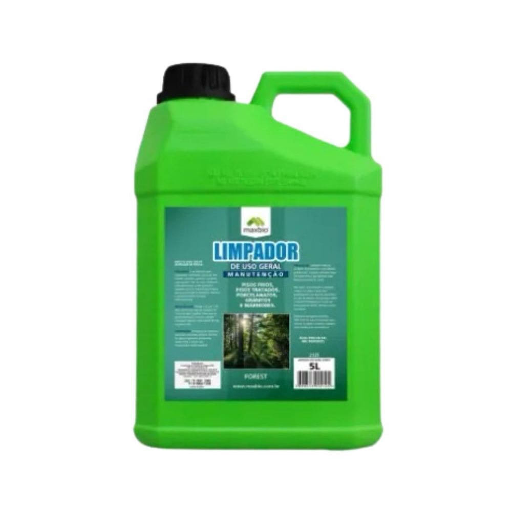 Maxbio Limpador Forest 5L Limpeza Geral E Aroma Refrescante