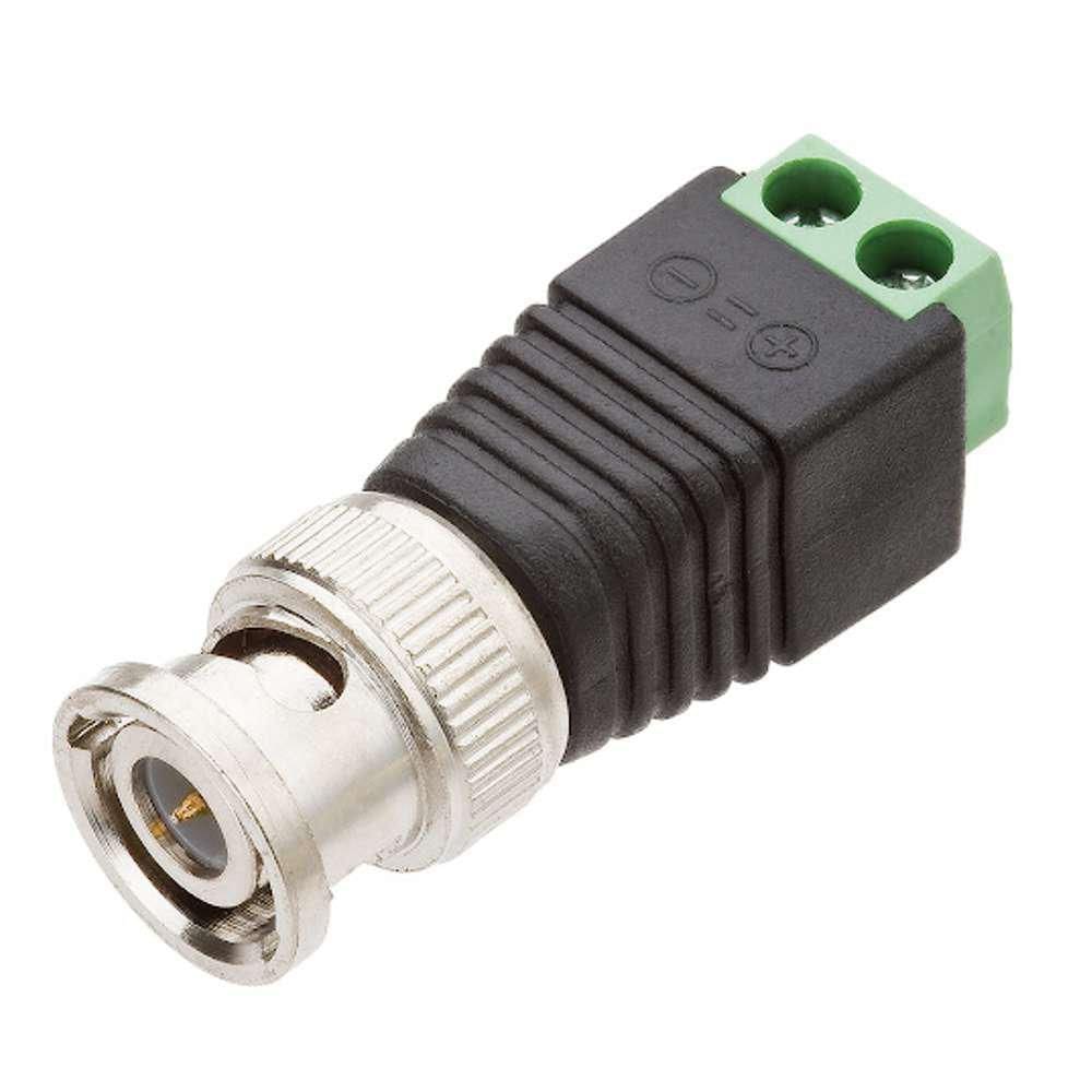 Conector Borne Bnc Macho 75 Ohms Com Borne Parafuso