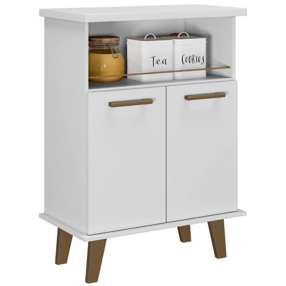 Balcão Smart 2 Portas Branco Arte Móveis