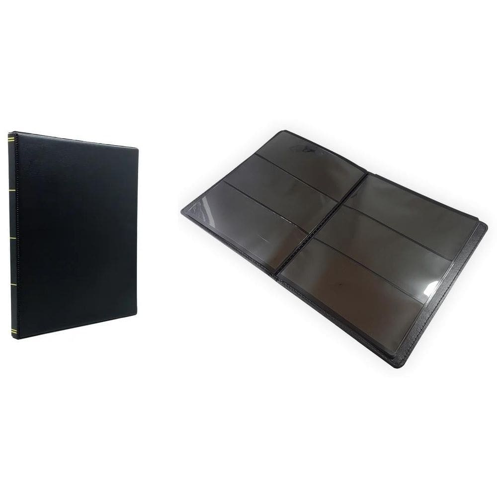 Álbum Para Cédulas Com 10 Folhas 28X21 Frente E Verso