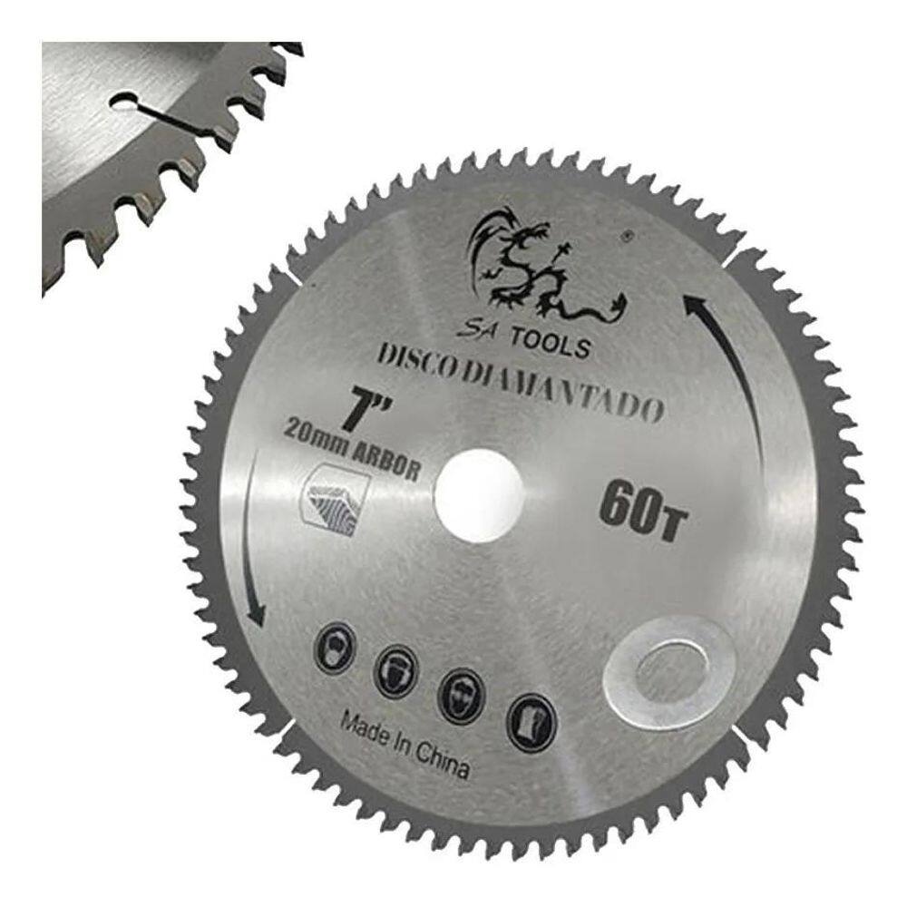 Disco De Serra Para Madeira E Mdf 7 Pol 60 Dentes Sa Tools