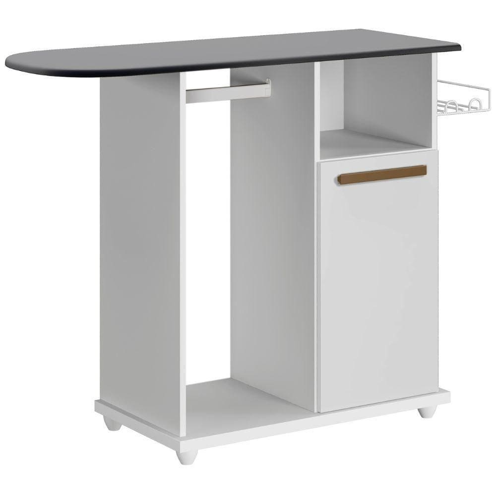 Tábua De Passar Macapá 1 Porta Branco Arte Móveis