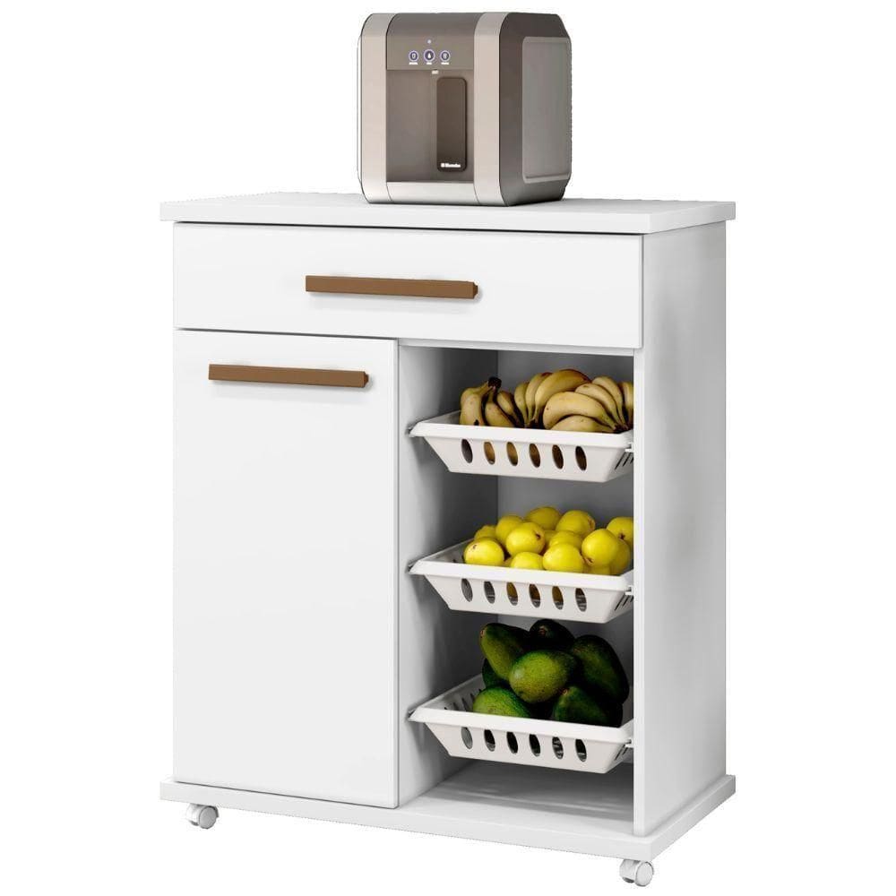 Fruteira Goiânia 1 Porta 1 Gaveta Branco Arte Móveis