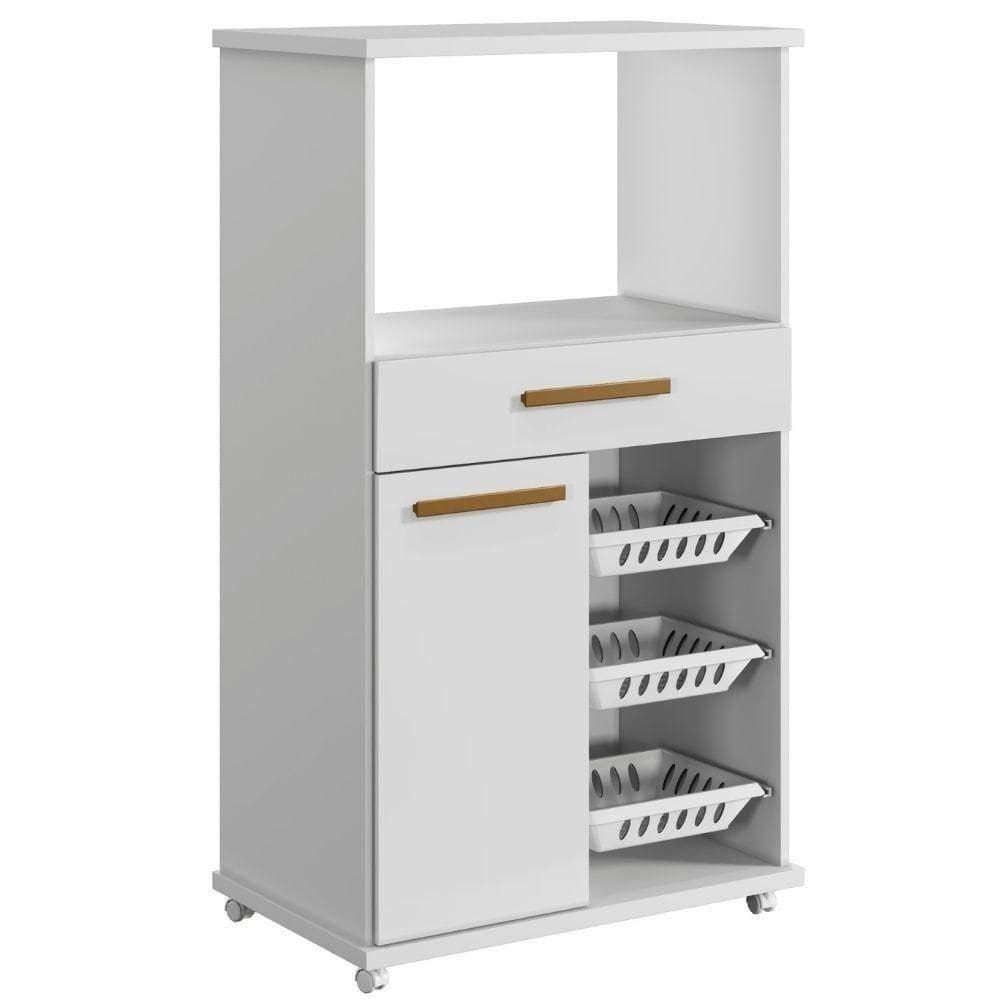 Fruteira Fortaleza 1 Porta 1 Gaveta Branco Arte Móveis