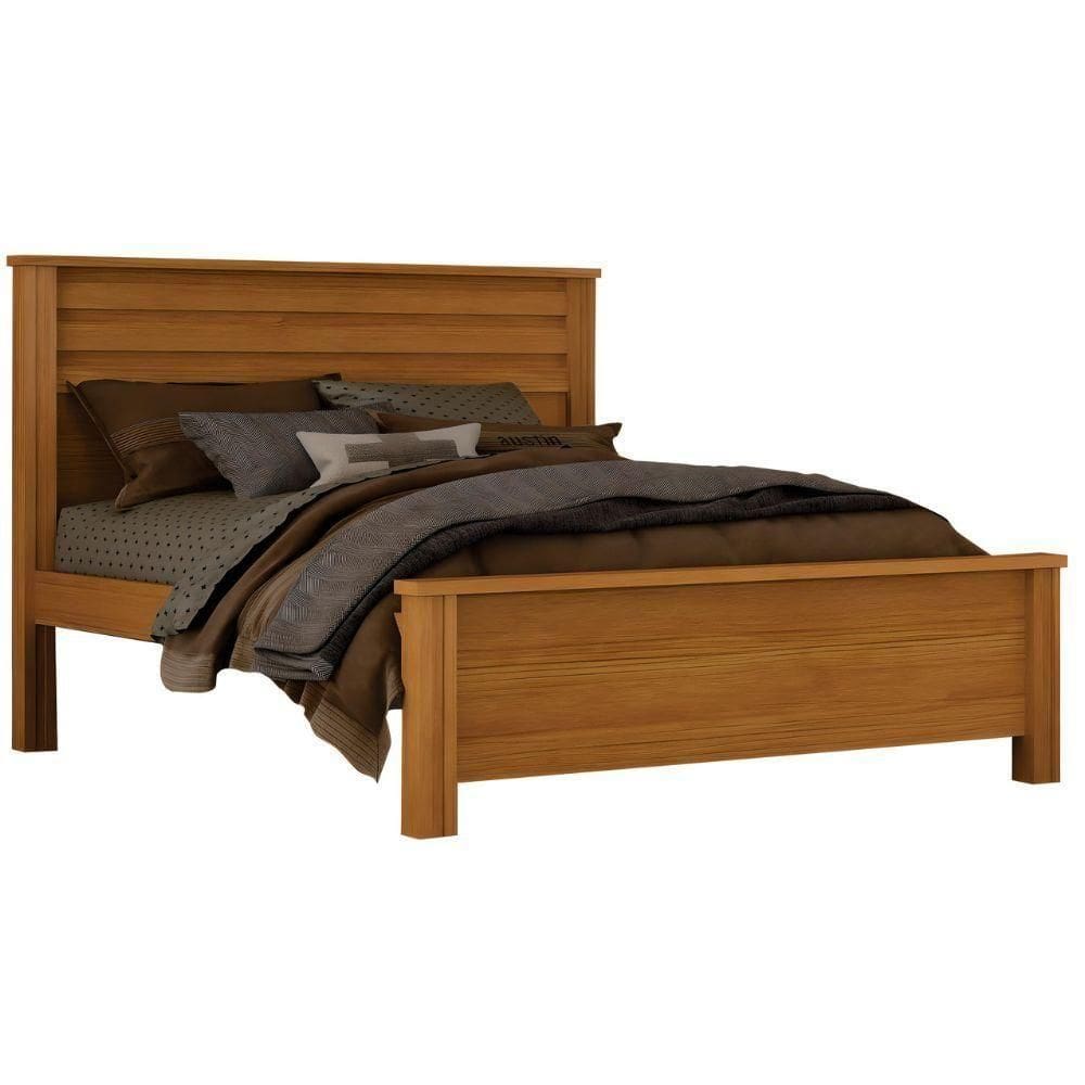 Cama Casal Seul Cinamomo Leifer Móveis