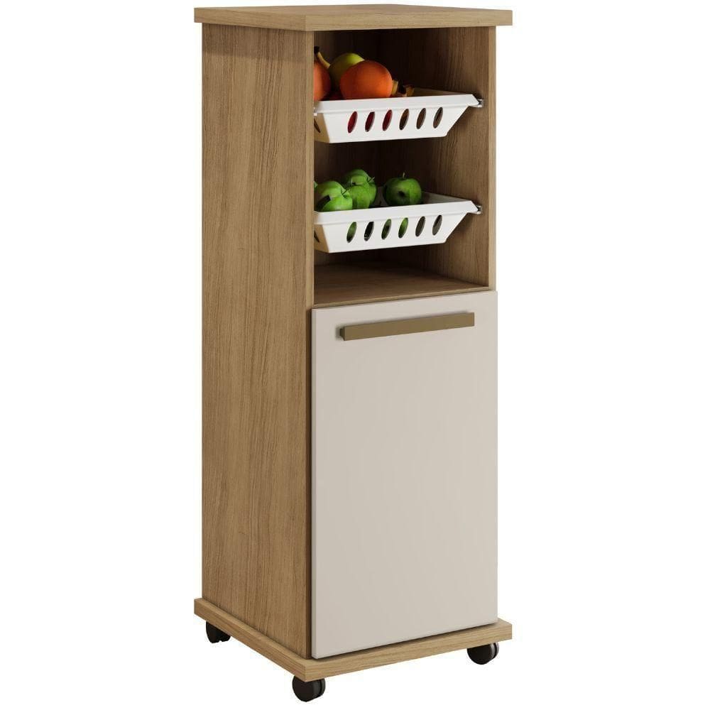 Fruteira Paraná 1 Porta Cinamomo Off White Arte Móveis