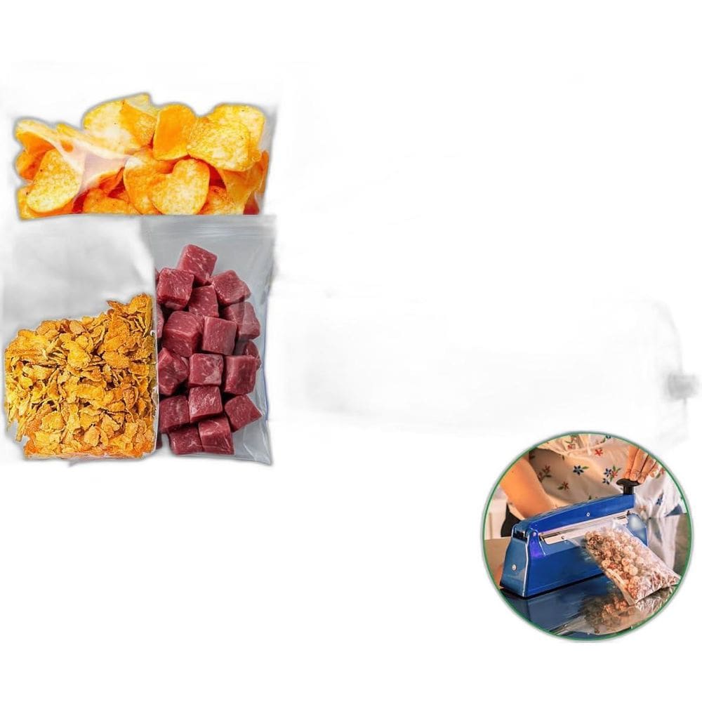 Super Seladora Manual Plástico 20Cm Temporizador Sacolé