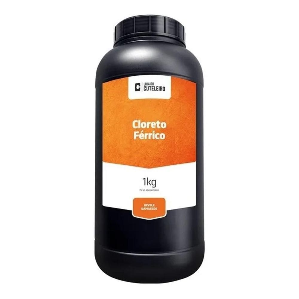 2X Cloreto Férrico 1 Kg Facas Cutelaria