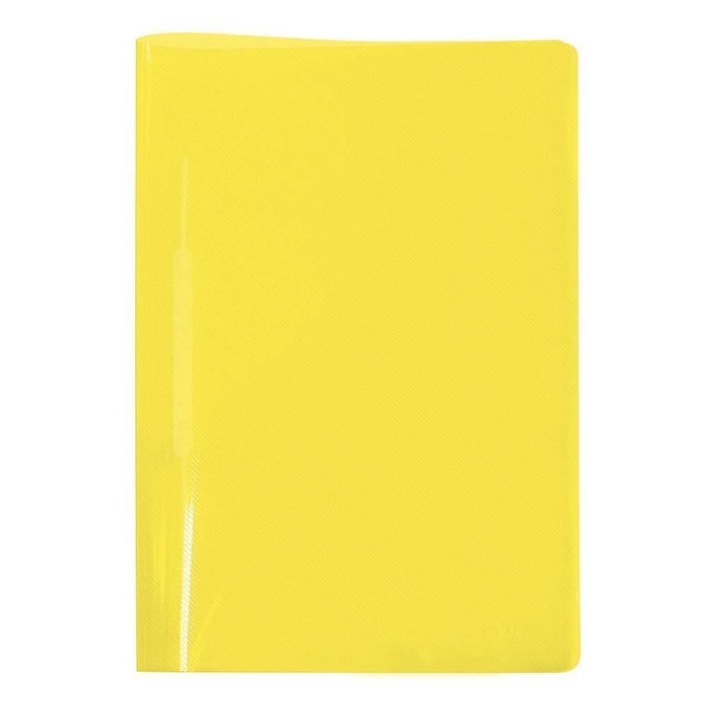 Pasta Grampo Trilho Dac Ofício - 10 Un - Amarelo