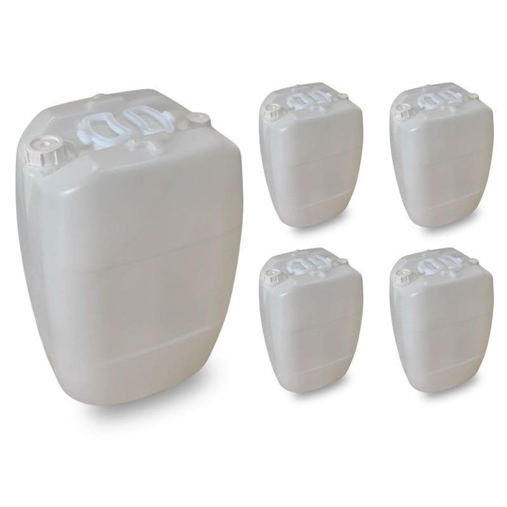 Bombona Transparente 50L Armazenar Alcool Em Gel - 4 Pçs