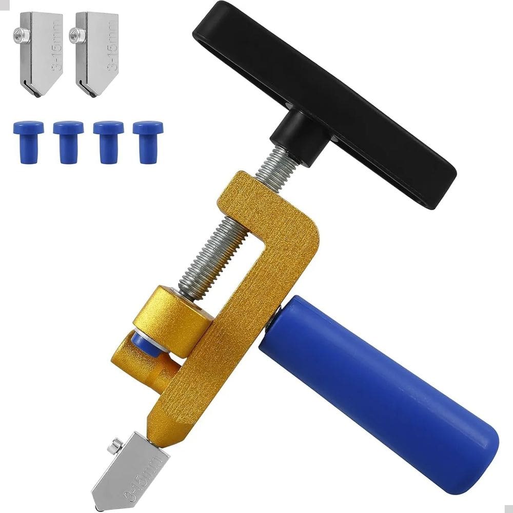 Riscador Vidro Azulejo Manual 2 Em 1 Kit Lâminas Extras