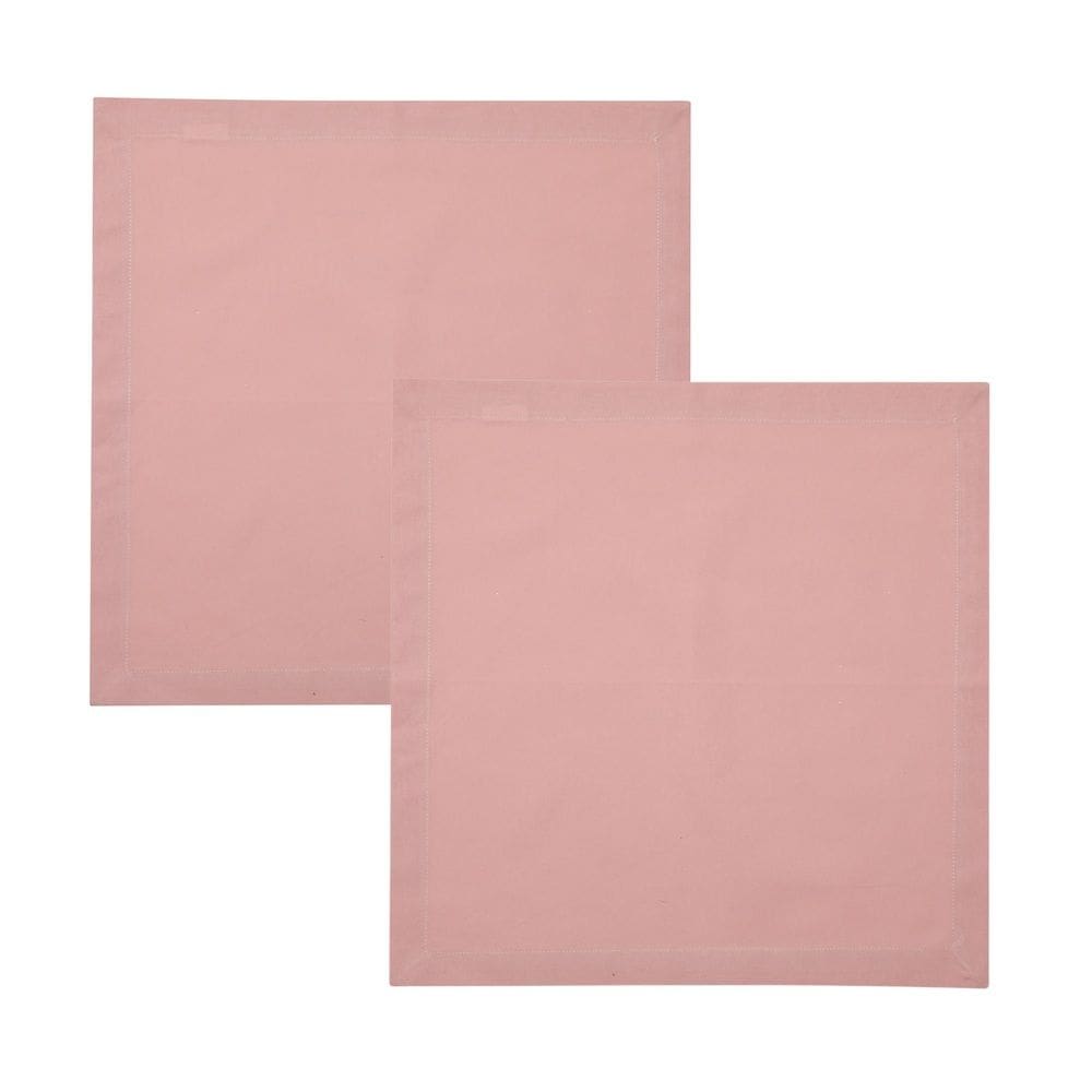 Cj 2 Guardanapos de Tecido Algodão Rosé 40x40cm Royal Decor