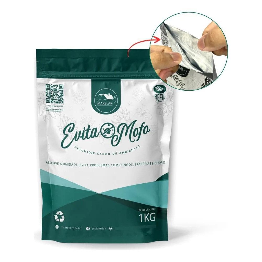 2X Cloreto De Cálcio Antimofo Em Bolinhas 1Kg