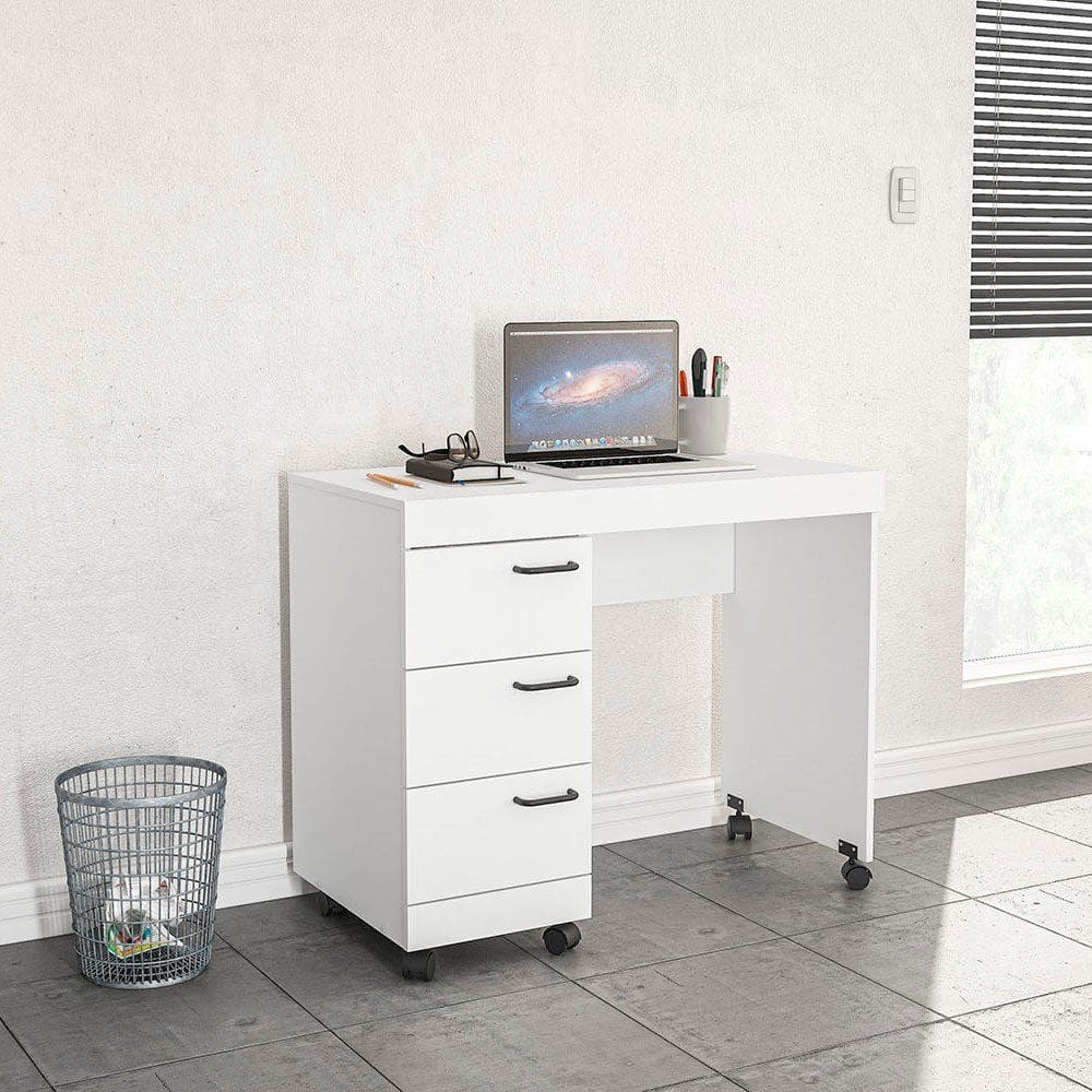 Escrivaninha 3 Gavetas Osaka Politorno