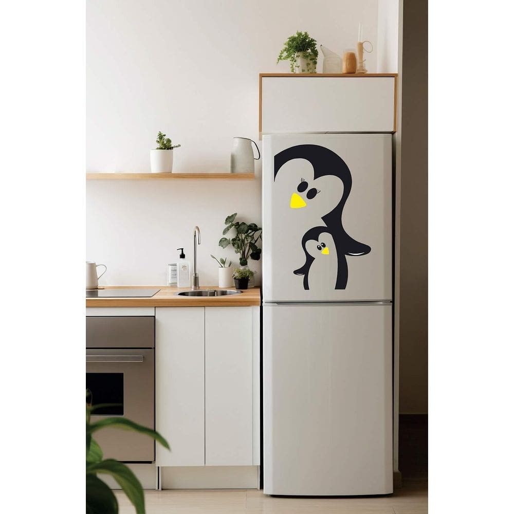 Adesivo Para Geladeira Pinguim Mod06