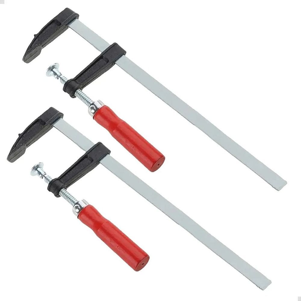 Kit 2 Unidades Grampo Sargento Tipo F Marceneiro 50x300 50x200