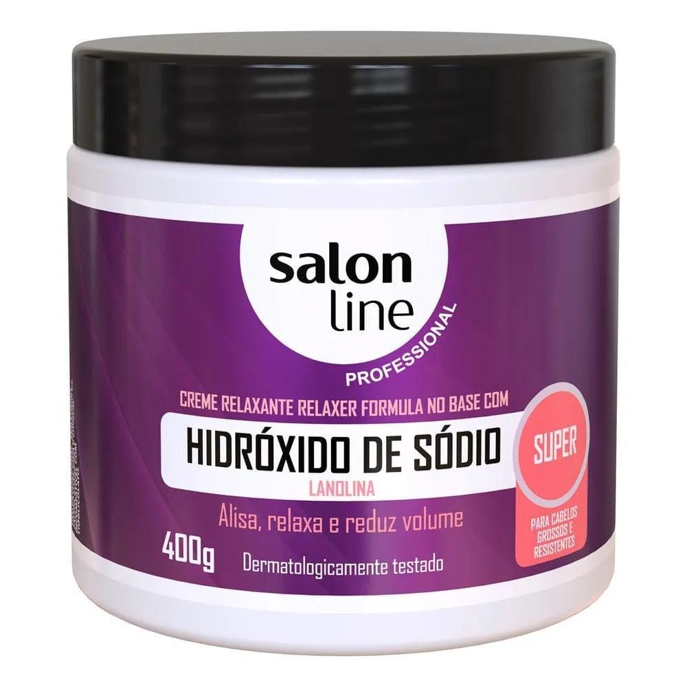 2X Relaxante Hidróxido De Sódio Lanolina Super Salon Line 40