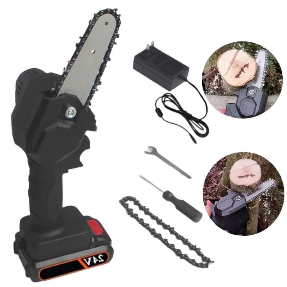 Serra Elétrica Portátil 24V Para Poda De Árvores