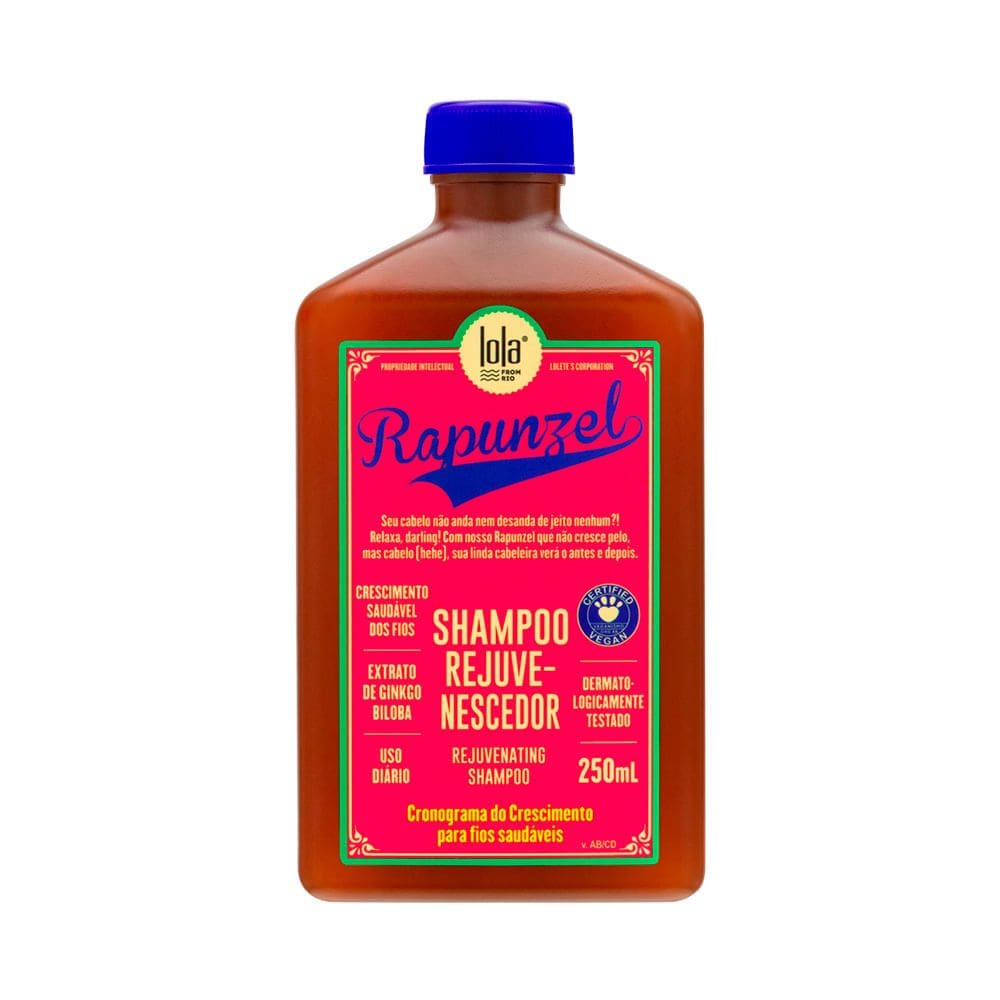 Shampoo Rapunzel Lola Cosmetics com 250ml