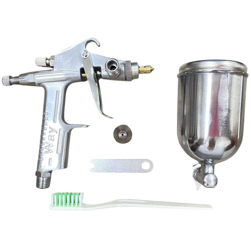 P i s t o l a P i n t ur a G r a v i d a d e A e r ó g r a f o 0 , 5 m m 2 , 5 à 4 b a r 2 0 0 m l A l u m í n i o