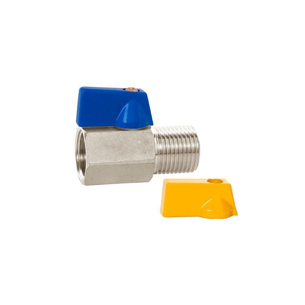 Registro Blukit para Instalação de Água ou Gás Niquelado