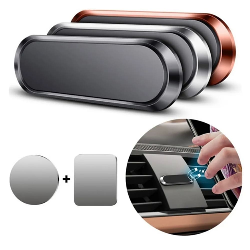 Suporte Celular 360 Automotivo Magnético Imã Veicular Universal Carro Aparelhos Painel Parede Geladeira