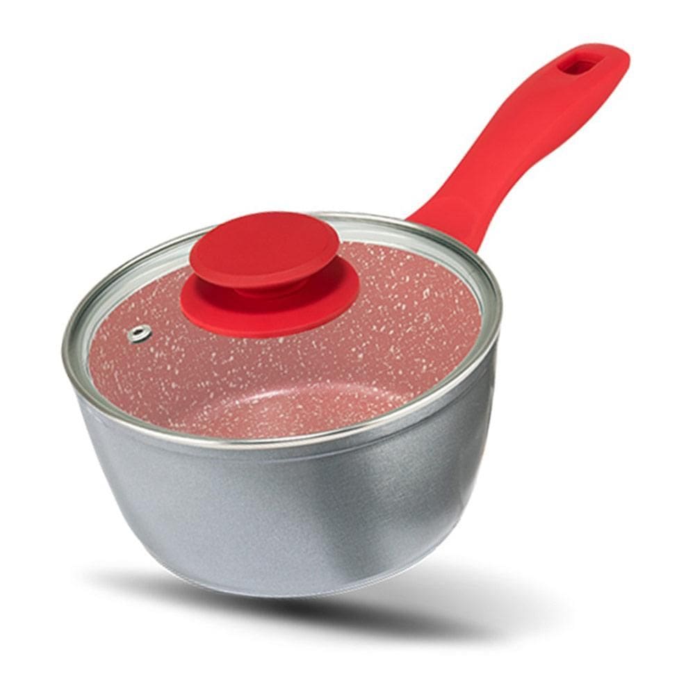 Panela 16cm Tampa de Vidro Revestimento Cerâmica Redstone PHh160APR Philco