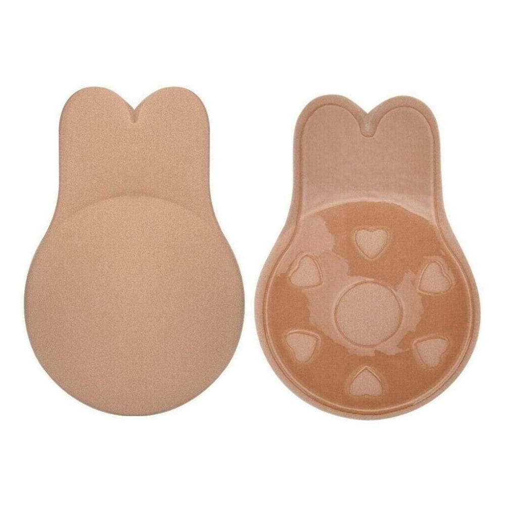 Sutia Invisivel Orelha Coelho Adesivo Levanta Nao Cai Bege M