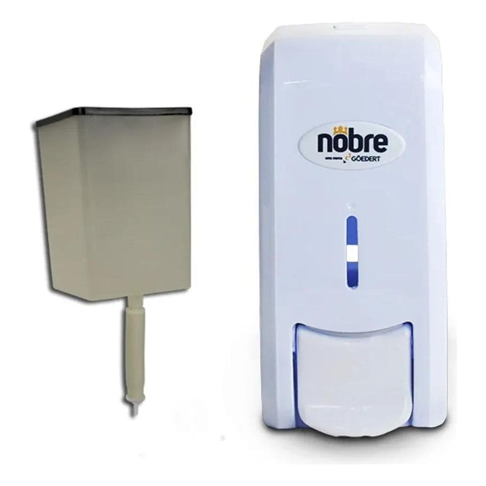 2X Dispenser Para Sabonete Liquido E Álcool Em Gel 800Ml- No