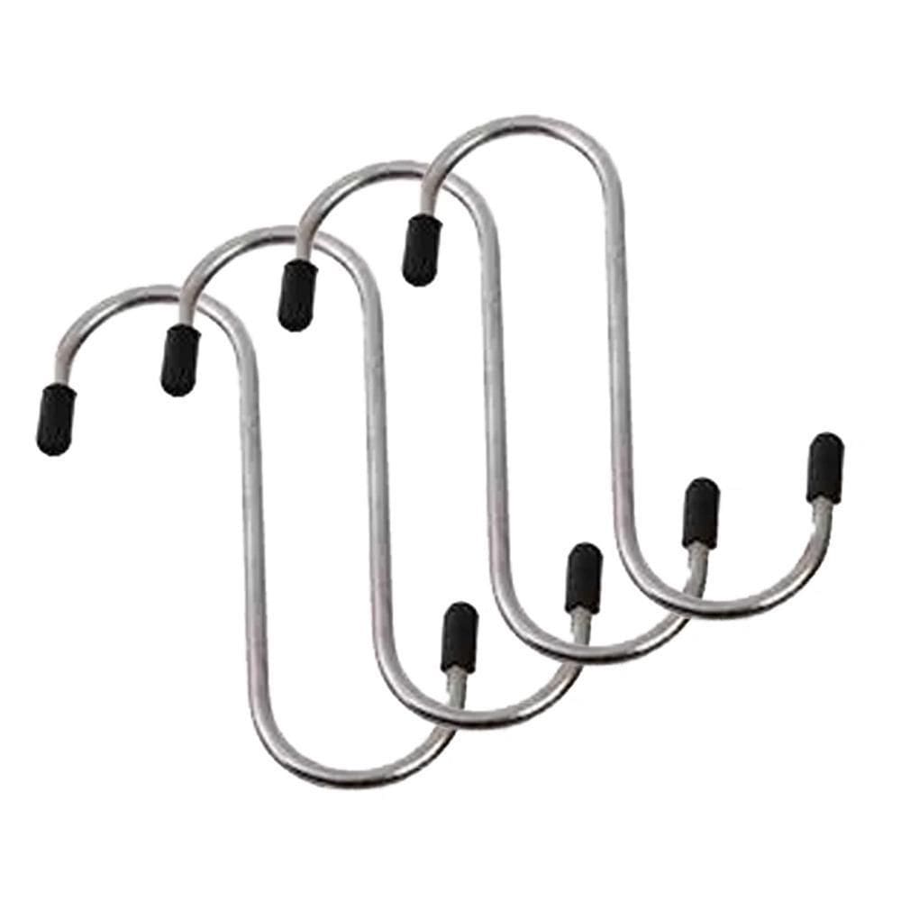 Gancho De Metal Tipo S Multiuso Guarda Roupa 10Cm 4 Unidades