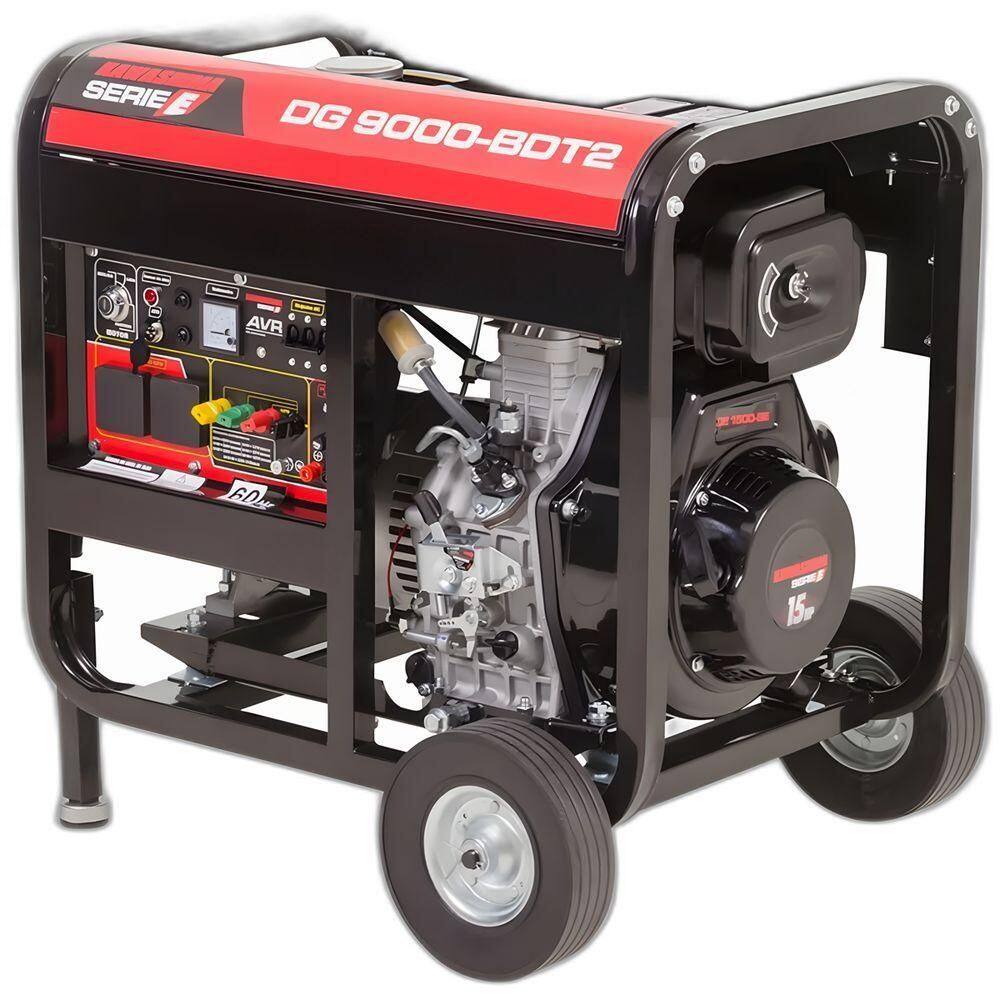 Gerador à Diesel Dg9000bdt2 7500w 220/110v Trif. Kawashima