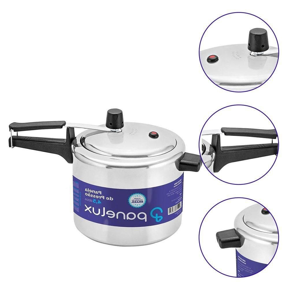 Panela De Pressão Alumínio Classic 3 Litros Polida Panelux