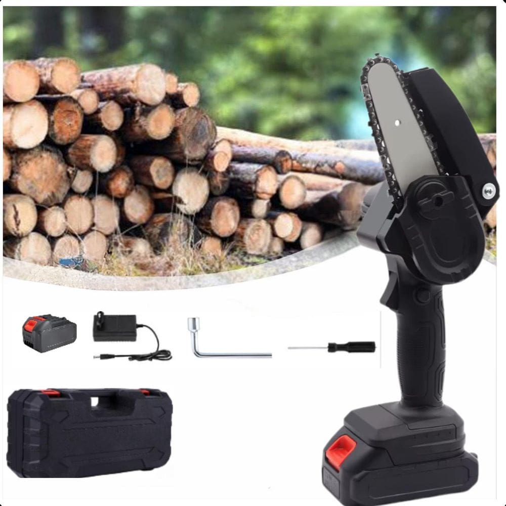 Mini Serra Elétrica 48V Ideal Para Poda Leve