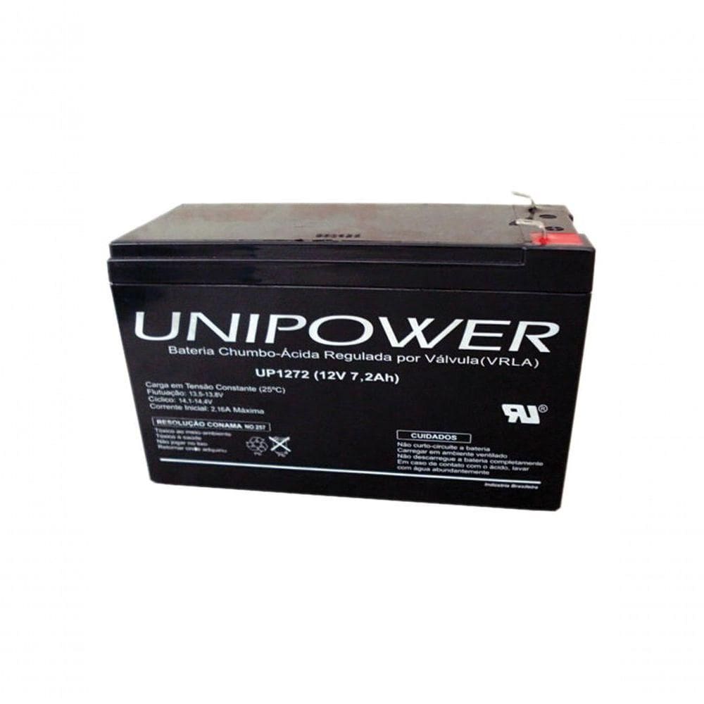 Bateria Unipower Up 1272 12v 7.2ah F187 Nao Automotiva