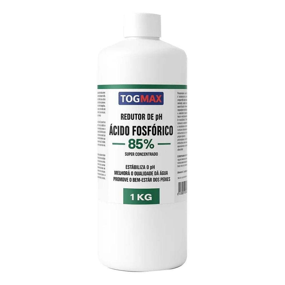 2X Redutor Ph Para Hidroponia 1Kg Ácido Fosfórico 85% Togmax