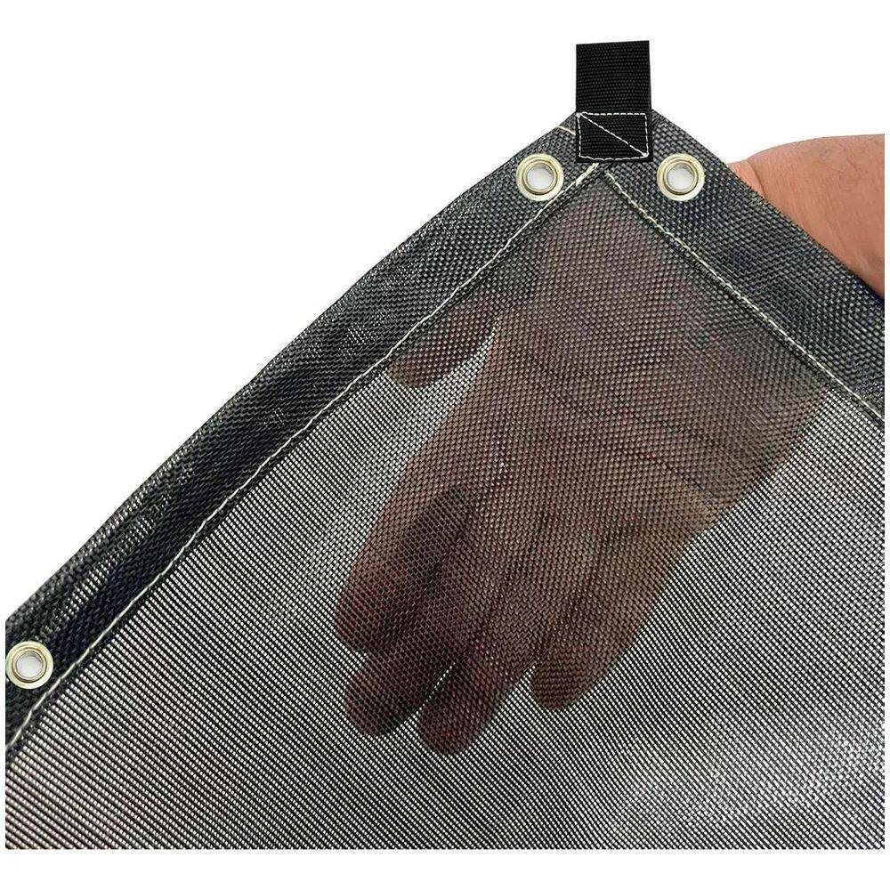 Tela Sombril Nylon 80% 1,30X5 Viveiro Piscina Garagem