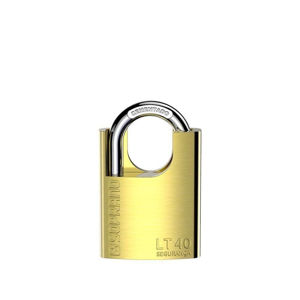 Cadeado De Latao Alta Segurança Soprano - Lt40